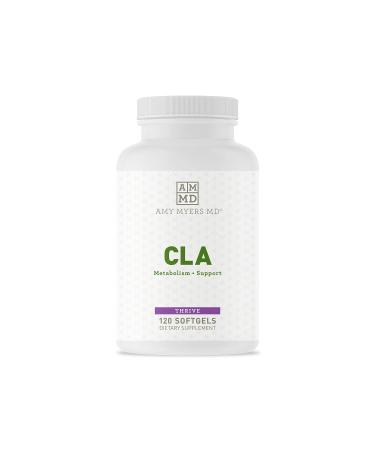 Dr Amy Myers CLA Metabolism Support - Increase Lean Muscle Mass and Support Healthy Weight Management for Women and Men - Conjugated Linoleic Acid, Safflower Oil - Dietary Supplement, 120 Softgels