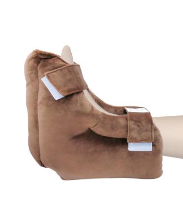 EZ Assistive 1pc Velour Heel Protector Cushion Foot Pillow Remove Pressure and Bedsores Heel Protectors for Pressure Sores for Heal Protection - Buy Online on GoSupps.com