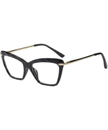 Women's Cat Eye Reading Glasses | Fashion Crystal Eyewear Frame (Black 2.0) - International Shipping Available - Buy Online on GoSupps.com