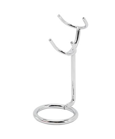 Stylish Stainless Steel Shaving Stand & Brush Holder - Practical Bathroom Solution for Men - Buy Online on GoSupps.com