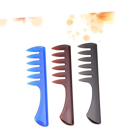 minkissy 3pcs Hair Spary Comb Hairdressing Accessories Fork Comb Hair Comb Combs Styling Comb for Men Plane Man Big Back M As Shown - Buy Online on GoSupps.com