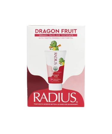 Organic Kids Toothpaste Trial Size 0.8 oz - Non-Toxic, Chemical-Free, Gluten-Free - Dragon Fruit Flavor - Pack of 3 - Buy Online on GoSupps.com