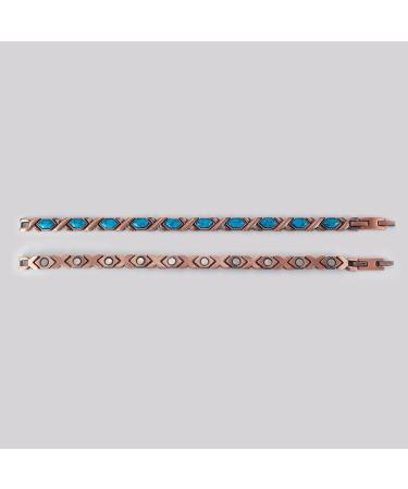 Yinox Women s Magnetic Copper Bracelet with Colored Stones | High-Strength Magnet | Perfect Gift Box Included - Buy Online on GoSupps.com