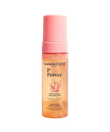Goddess Detox Rose Quartz Natural Feminine Wash - All Natural Ph Balancing Wash for Women - Rose Scent Gentle Cleanser for Sensitive Area