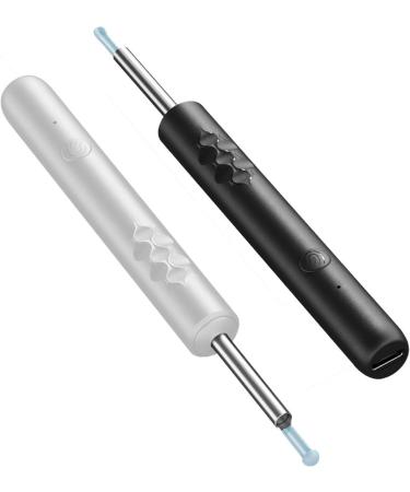 Ear Wax Removal Tool Ear Cleaner with 3 Ear Cleaning Kits Black White Black - Buy Online on GoSupps.com