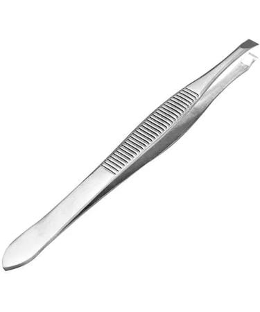 Tweezers Stainless Steel Eyebrows Tweezers Hair Removal Clip Precision Tweezers Set Silver - Buy Online on GoSupps.com