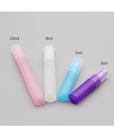 Zeoabsy 50-Pack 5ml Matte Transparent Spray Bottles | Fine Fog Spray Pumps & Funnels | Ideal for Water Alcohol & Perfume | Travel & DIY Use - Buy Online on GoSupps.com