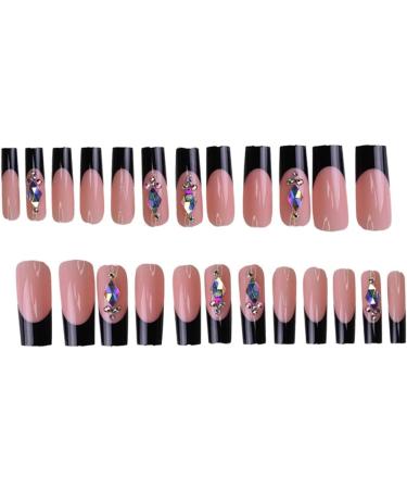 AJTUTUS 24x French False s Detachable Press On Full Cover Tips Artificial s for Women Girls - Buy Online on GoSupps.com
