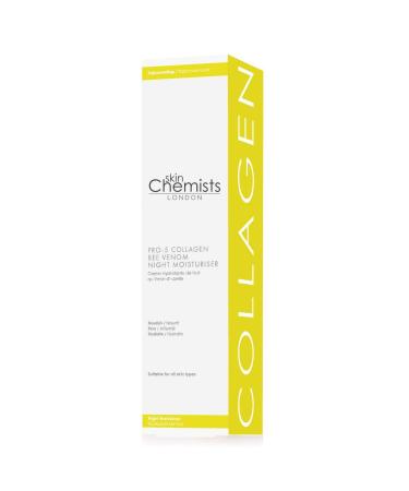 skinChemists London Pro-5 Collagen Bee Venom Night Moisturizer 1.69 oz - Renew Skin While You Sleep | International Shipping Available - Buy Online on GoSupps.com