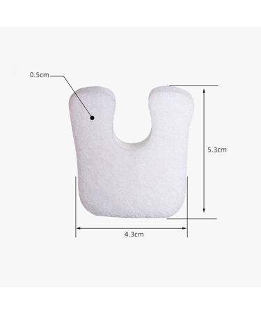 ZHUYIYI 50pc U Shaped Callus Pads - Self-Adhesive Felt for Shoes, Soft Callous Remover & Foot Protection - Beige - Buy Online on GoSupps.com