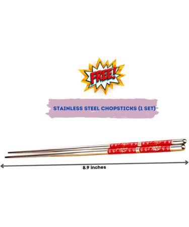 Ja Cor Instant Lunch Ramen Noodle Soup Hot and Spicy Cup Noodles 3 Flavors: Chicken Beef Shrimp 2.25 oz Pack Bundle with 1-Set of Reusable Stainless Steel Chopsticks(4 Each Flavor 12 Packs) - Buy Online on GoSupps.com