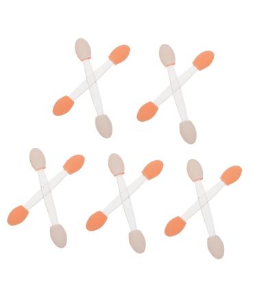 NOLITOY 200 pcs Professional Applicator Double-end Double-headed Tool Dual-sides Sponge Cosmetic Makeup 6.5x1.3cmx2pcs Whitex2pcs