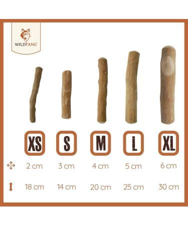 Wildfang Coffee Wood Chew Toy for Dogs & Puppies - 100% Natural Durable Splinter-Free Perfect for Pets Up to 15 kg - Buy Online on GoSupps.com