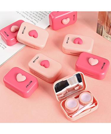 ikappy Rose Red Contact Lens Box & Case - Stylish Storage for Your Contacts | Shop Internationally - Buy Online on GoSupps.com