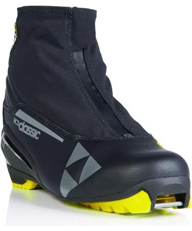 Fischer Men's RC5 Classic Black/Yellow Cross-Country Ski Boots - Size 44 | International Shipping Available - Buy Online on GoSupps.com