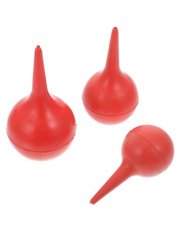 iplusmile Cleaning Tools 3pcs Ear Bulb Syringe Soft Rubber Hand Ear Washing Squeeze Bulb Ear Syringe Laboratory Tool for Kids Adults Pet Blue Hand Tools