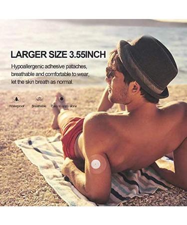 40Pack Freestyle Libre Sensor Covers - Latex-Free CGM Adhesive Patches - Waterproof & Long Lasting - 40 Count - Buy Online on GoSupps.com
