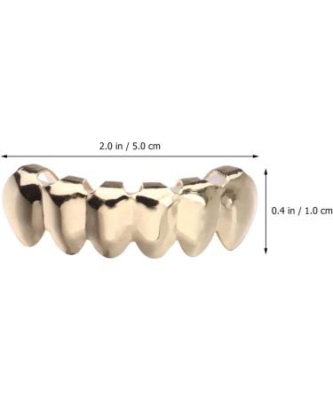 PRETYZOOM Halloween Dentures Grillz - Removable Hip Hop Vampire Teeth Set | Upper & Lower Fake Teeth - Buy Online on GoSupps.com
