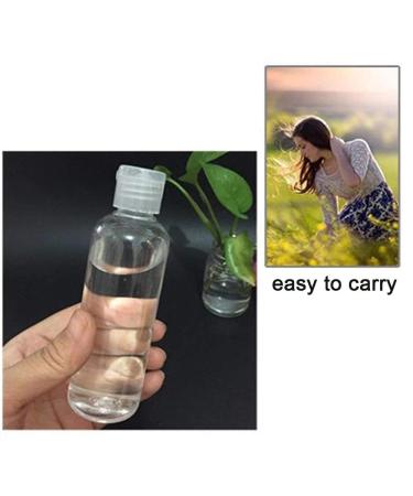 6-Piece Travel Bottle Set with 2 Funnels | 100ml Transparent Cosmetic Plastic Bottles for Shampoo Lotion & Travel Accessories - Buy Online on GoSupps.com