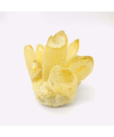 Natural Crystal Rough 1PC Natural Yellow Phantom Ghost Quartz Crystal Cluster Stone Specimen 400G-1050G Suitable for Furniture Decoration Home Goods (Color : 1pc 400g-500g) - Buy Online on GoSupps.com