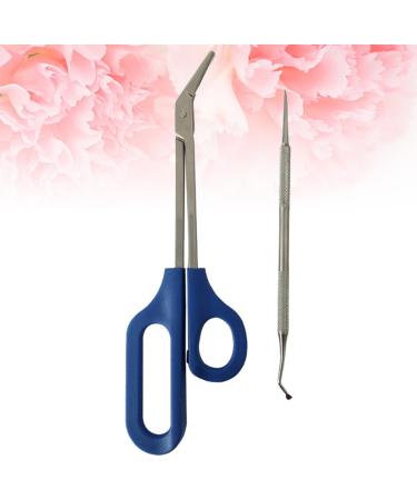 Ipetboom 1 Set Nail Trimmer Daily Life Best Drill Bits for Stainless Steel Silver Color Nail File Manicure Kit Everyday Dal for a Friend Nail Kits Nail Set Long Handle Pregnant Woman 20x5.5cm Silver - Buy Online on GoSupps.com