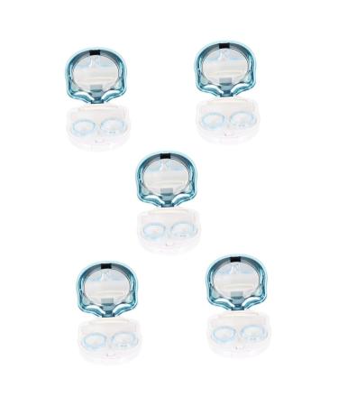 Solustre 5 sentences Cat Claw Colored contact lenses Sweet contact cases contact lens container for on the go contact lens container for the household house supply outside the outside container travel kit ABS