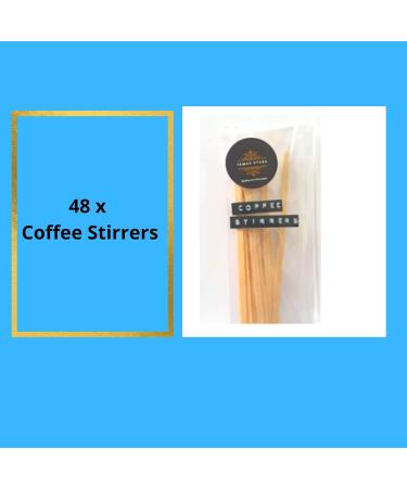 NYCoffee 3 in 1 Sachets (48) Vanilla Flavour Bundled With Temas Store 48 Coffee Stirrers| Vanilla Coffee Sachets Individually Wrapped | Add Hot Water & Stir |Instant Coffee Gifts For Coffee Lovers - Buy Online on GoSupps.com
