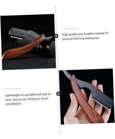 Beavorty Women's Mustache Razor - Mini Face Razor for Hair Removal | Handcrafted Rosewood Tool - Buy Online on GoSupps.com
