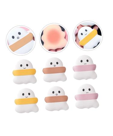 FRCOLOR Baby Puff 12 Pcs - Premium Makeup Sponges & Cushions for Flawless Foundation Application | Soft Round Cotton Pads & Wedges for Women - Buy Online on GoSupps.com