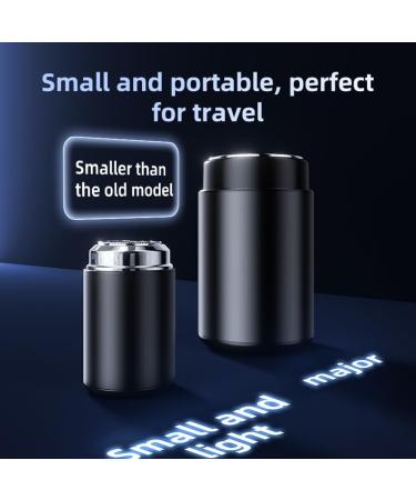 Mini Electric Razor for Men & Women - Wet/Dry Shaving 30-Day Battery Travel Size Perfect for Face Chest & Leg - Black - Buy Online on GoSupps.com