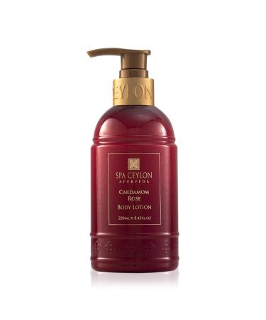 SPA CEYLON Cardamom Rose Hand Cream | Nourishing Hand Moisturizer with Mango Butter Kokum Butter & Rice Bran | Uplifting Natural Hand Care for All Skin Types
