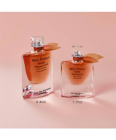 Mon Amour Bella Passione for Women Perfume Eau de Parfum Natural Spray Elegant Scent Fragrance for all Skin Types 3.3 Fluid Ounce - Buy Online on GoSupps.com