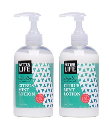 Better Life Hand and Body Lotion Citrus Mint 12 Ounces (Pack of 2) Citrus Mint 12 Ounce (Pack of 2)