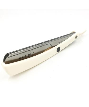Parker PTW Push Type Blade Load Straight Edge Barber Razor | Stainless Steel Arm & 5 Platinum Blades - International Shipping Available - Buy Online on GoSupps.com