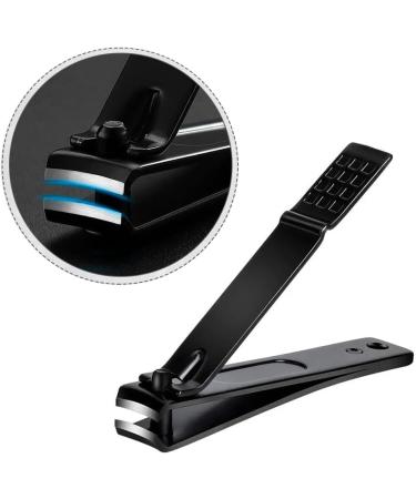 Stainless Steel Nail Clippers Toe Nail Clippers for Thick Nails Toenail Clippers for Men and Women Sharp and Study Nail Cutter Black - Buy Online on GoSupps.com
