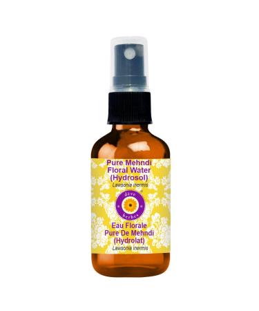 Deve Herbes Pure Mehndi Floral Water (Hydrosol) (Lawsonia inermis) for Skin - 100ml (3.38 oz)