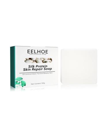 Goat Milk Soap Bars with Natural Silk Moisturizing Cleansing Bar for Hands and Body Creamy Lather and Nourishing Gentle for Sensitive Skin All Natural Soap