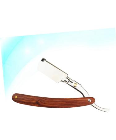 Frcolor Metal Razor & Hair Clips - Travel-Friendly Barber Tools for Men | Safe & Stylish Khimar Hijab Razor with Mahogany Knife Holder - Buy Online on GoSupps.com