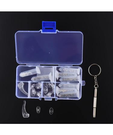 Sharplace Eyeglass Repair Kit - Essential Glasses Screw Nuts Nose & Ear Pads for Quick Repairs - Buy Online on GoSupps.com