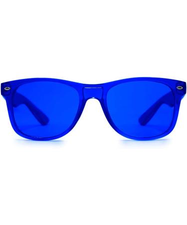 Blue Color Therapy Mood Glasses for Chakra Healing | Purple Canyon - Buy Online on GoSupps.com