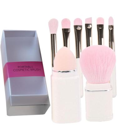 POPETPOP 4 Sets Makeup Brush Set Makeup Foundation Brush Mini Tools Cosmetic Eye Brush Facial Kit Women Eye Shadow Brush Sponges Women Makeup Supplies White Makeup Set Travel Plastic Face - Buy Online on GoSupps.com