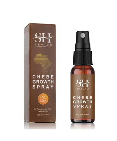 SEVICH Naturals Chebe Hair Growth Spray - 100% African Chebe Essence Thin Loss Hair Treatment Moisture&Repair Damaged Hair Root Scalp Skin Refresh 30ml