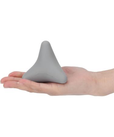 Silicone Massage Ball for Pain Relief | Trigger Point Presser & Hand Muscle Relaxer - Gray Fascia Ball Exercise Therapy - Buy Online on GoSupps.com