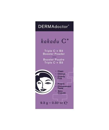 DERMAdoctor Kakadu C Triple C + B3 Booster Powder | Vitamin C Serum & Niacinamide for Brightening & Pore Minimizing - 0.33 oz - International Shipping Available - Buy Online on GoSupps.com