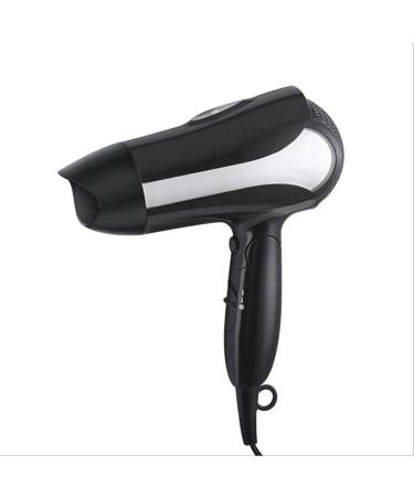 ADITAM Professional Salon Hair Dryer Negative Ionic Blow Dryer 2 Speed 3 Heat Settings Cool Button with Ac Motor Concentrator Nozzle and Filter Black Double The Comfort