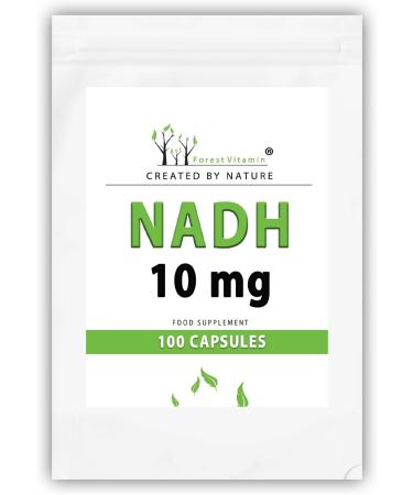 NADH - Forest Vitamin 10mg - 100 Capsules for Energy & Well-Being | International Shipping Available - Buy Online on GoSupps.com