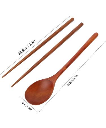 Coffee Spoon Kit Portable Wood Tableware Set Eco-Friendly Wood Tableware Tableware Set for Outdoor Travel Kitchen Office Use Home Use - Buy Online on GoSupps.com