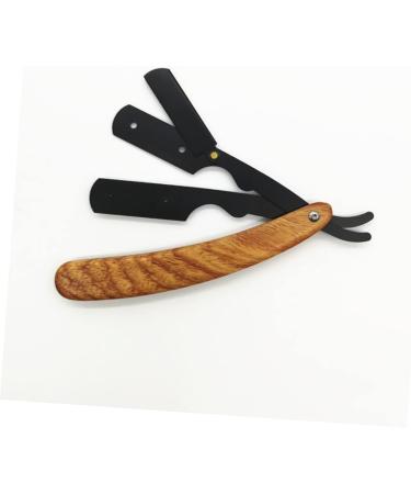 Frcolor 3-in-1 Manual Eyebrow Razor | Wooden Safety Razor for Men Precision Shaving Tool - Buy Online on GoSupps.com