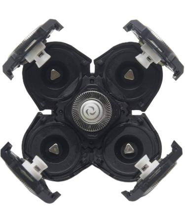 POHOVE Shaver Attachments 5 Tips Beard Tool Replacement Part Electric Shaver Razor Head for Head and Face - Black Free - Buy Online on GoSupps.com