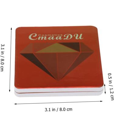 SKISUNO Eyeshadow Powder 9 Eyeshadow Metallic Eye Shadow Palettes Women Eye Shadow Makeup Palette Flash Shimmer Eyeshadow 1 count (Pack of 1) Red - Buy Online on GoSupps.com